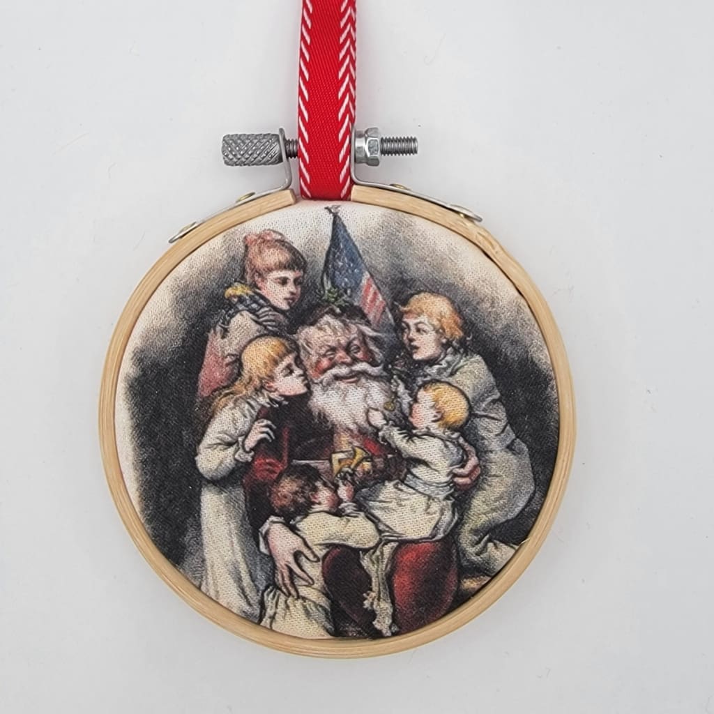 Thomas Nast Hoop Ornaments - Beard Check - Apparel & Accessories
