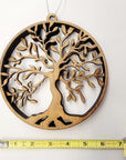 Tree of Life Wall Hanging - 15’’ Round Tree of Life 3-D Cutout Tree of Life Wall Hanging - Jewelry & Accessories