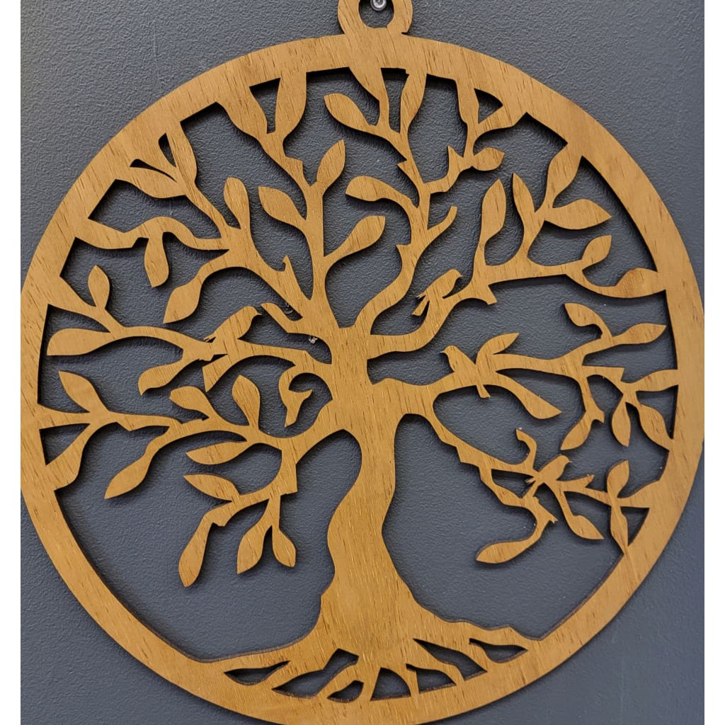 Tree of Life Wall Hanging - 15’’ Round Tree of Life 3-D Cutout Tree of Life Wall Hanging - Jewelry & Accessories