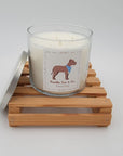 Vanilla Joe & Co. Dog Candle - 18 oz 3 Wick
