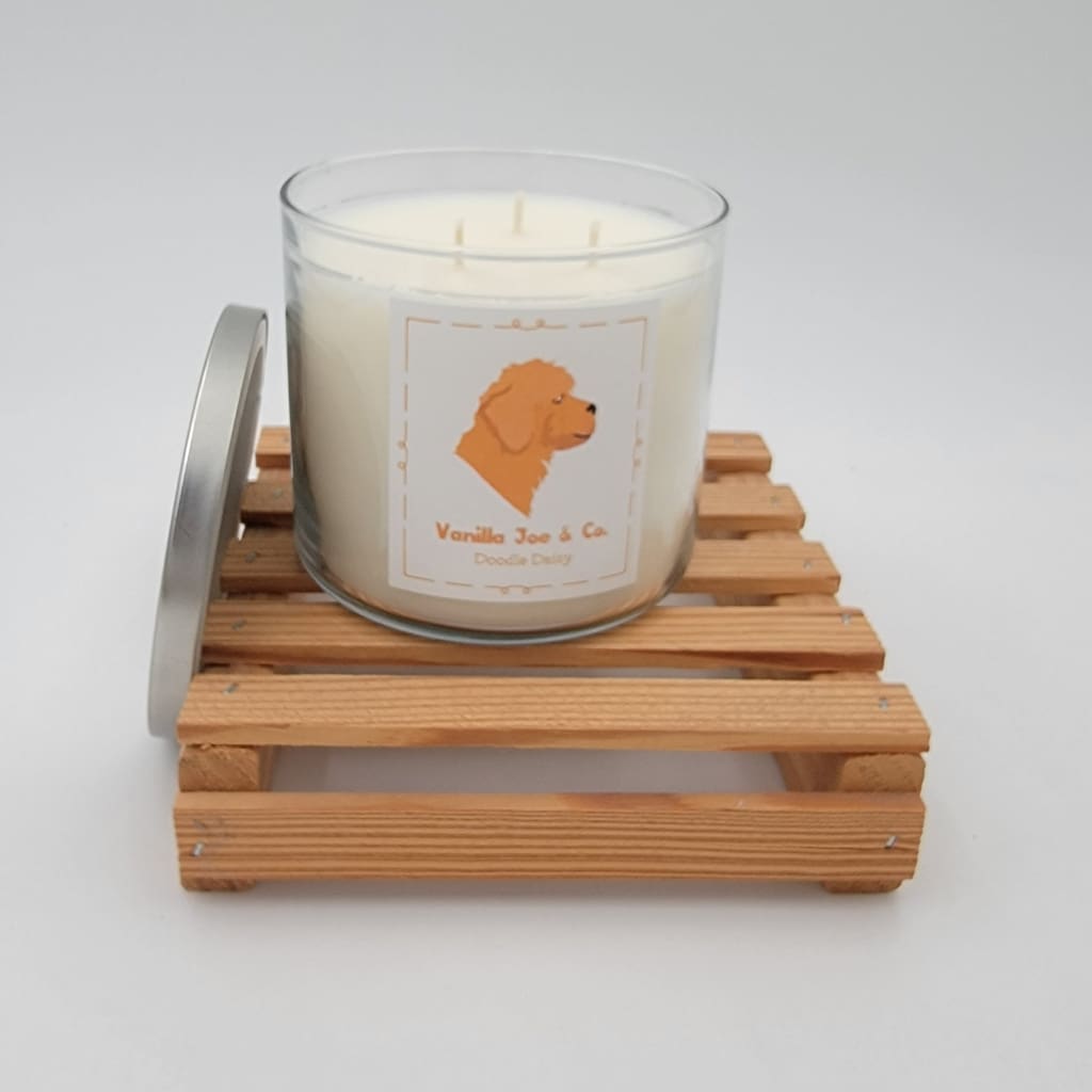 Vanilla Joe &amp; Co. Dog Candle - 18 oz 3 Wick