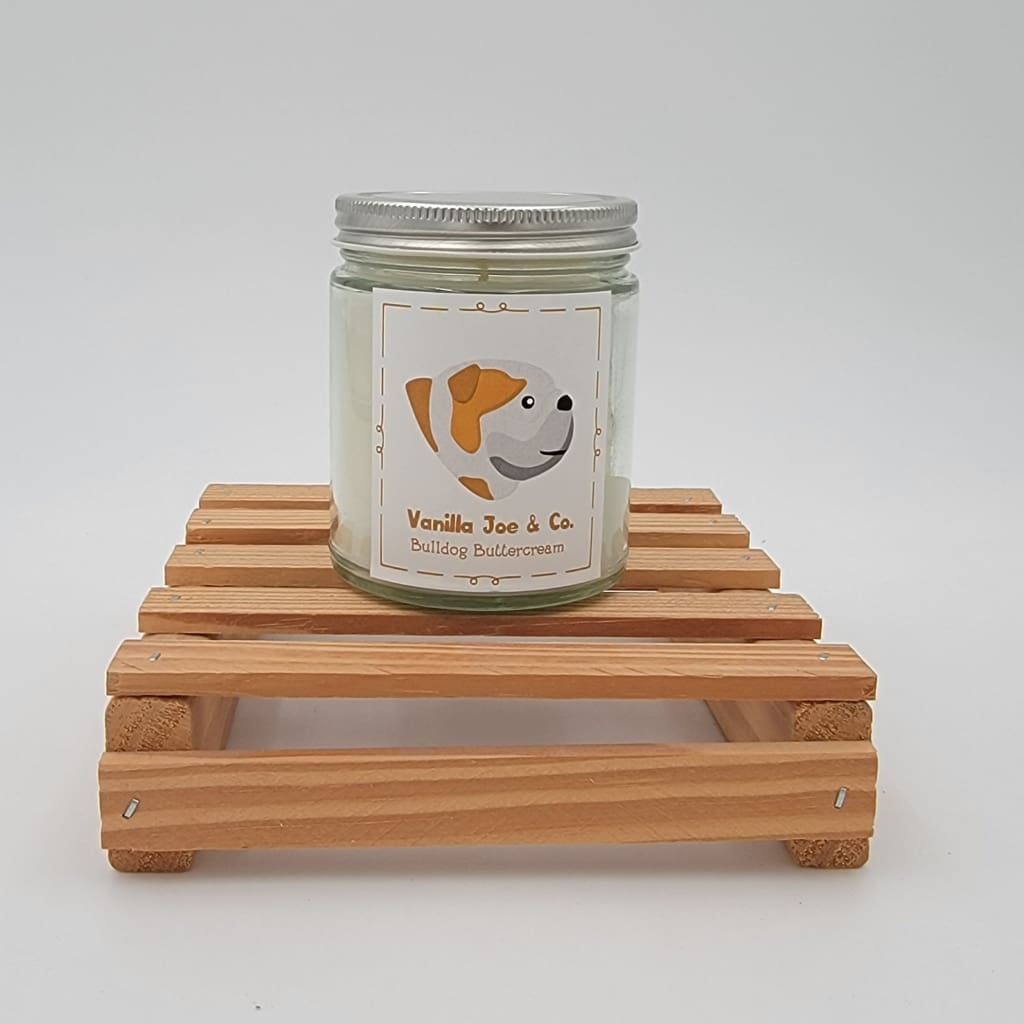 Vanilla Joe & Co. Dog Candle - 9 oz - Bulldog