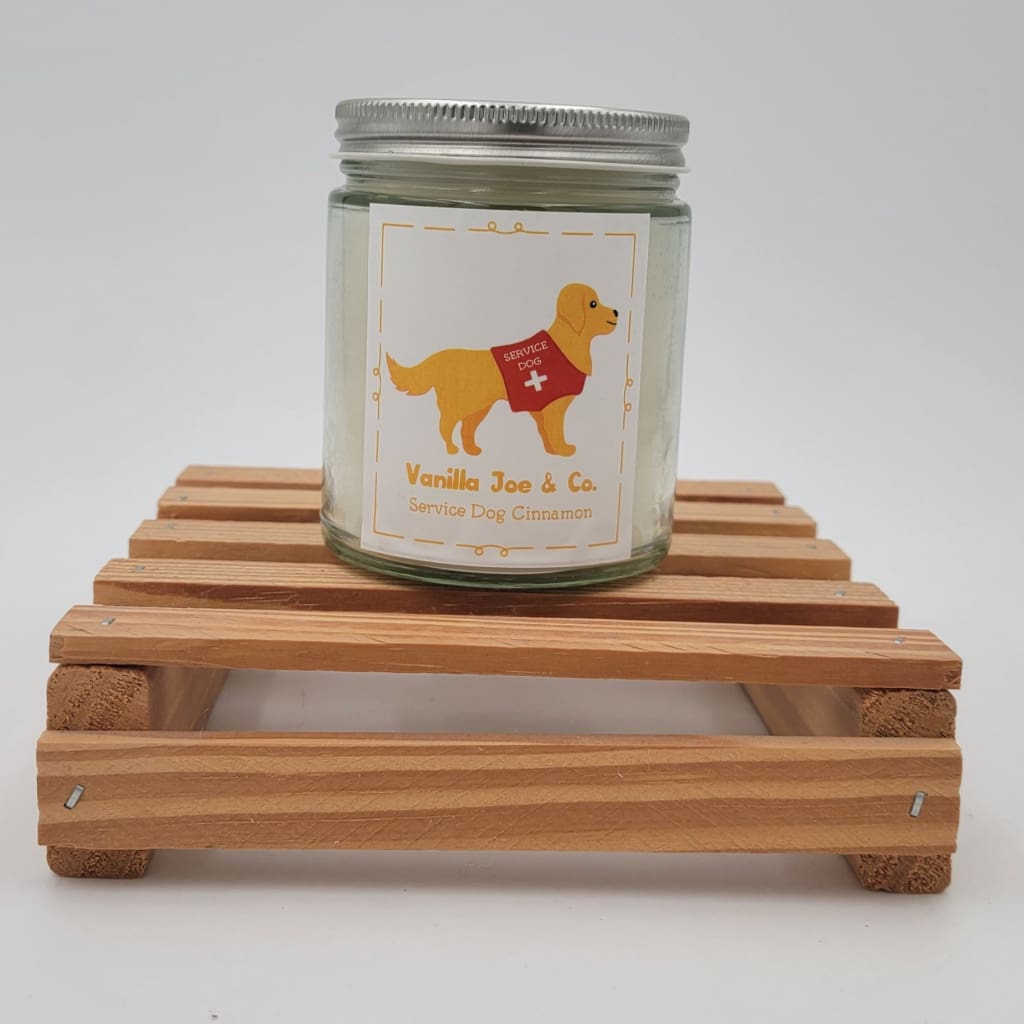 Vanilla Joe &amp; Co. Dog Candle - 9 oz - Service Dog