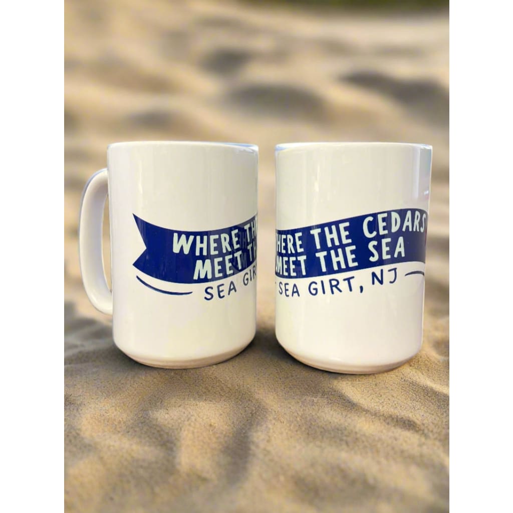 Where the Cedars Meet the Sea - Sea Girt Mug - Home & Lifestyle