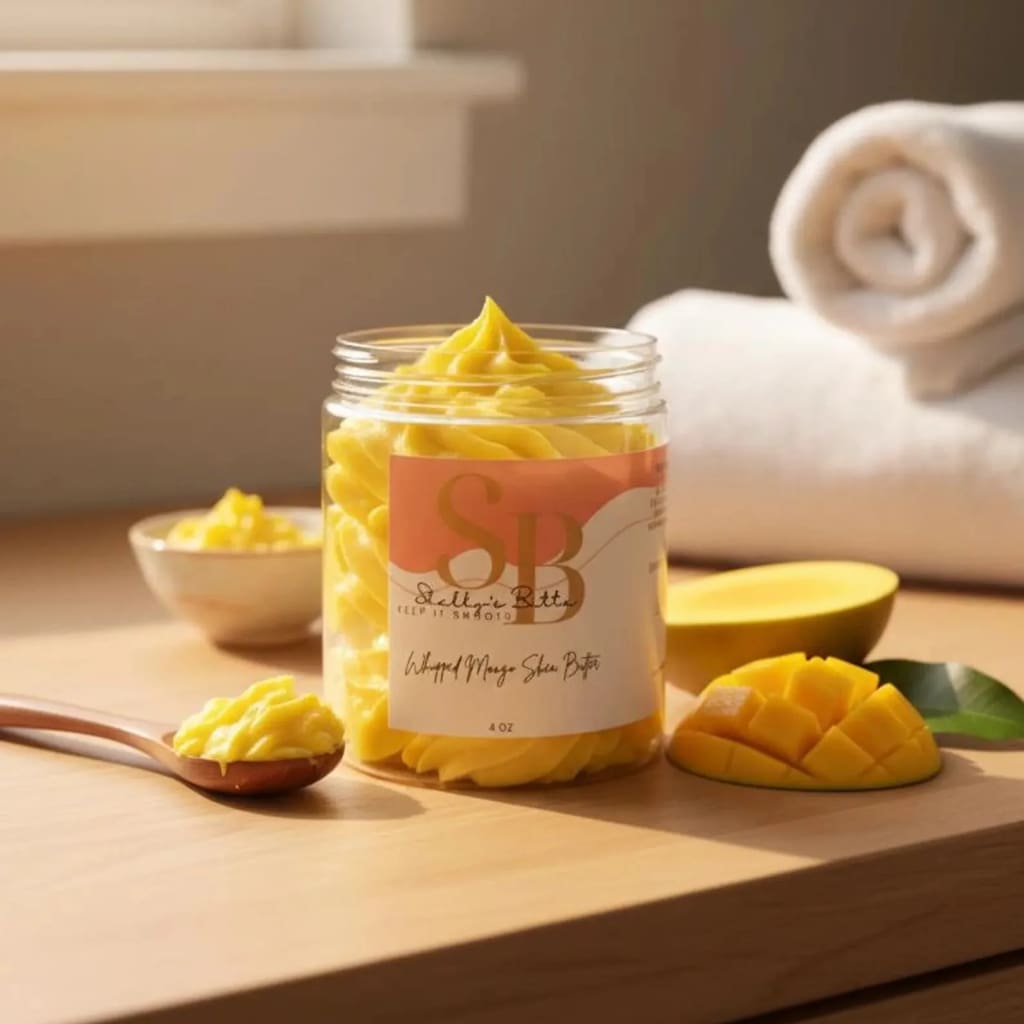 Whipped Body Butter (4 oz Jar) - Mango Shea - Bath & Body