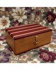 Wooden Memory Box - Striped Paddock and Maple - Home & Lifestyle