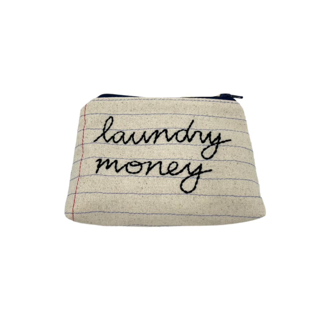Zipper Pouch - Laundry Money - Jewelry &amp; Accessories