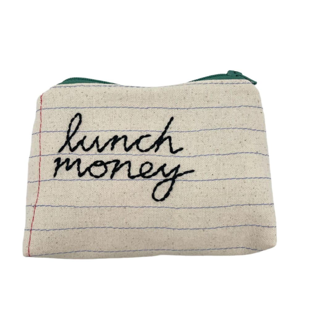 Zipper Pouch - Lunch Money - Jewelry & Accessories