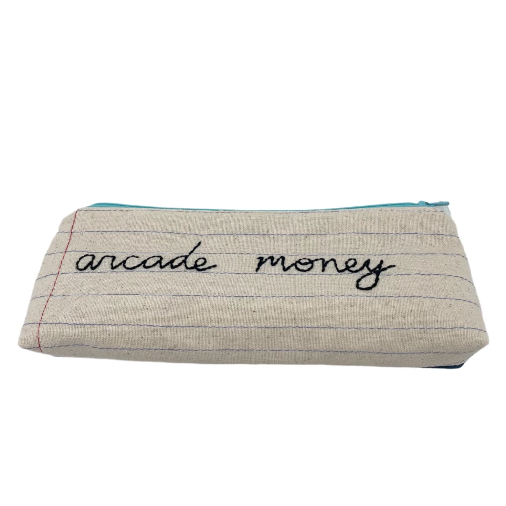 Zippered Pencil Case - Arcade Money - Jewelry & Accessories