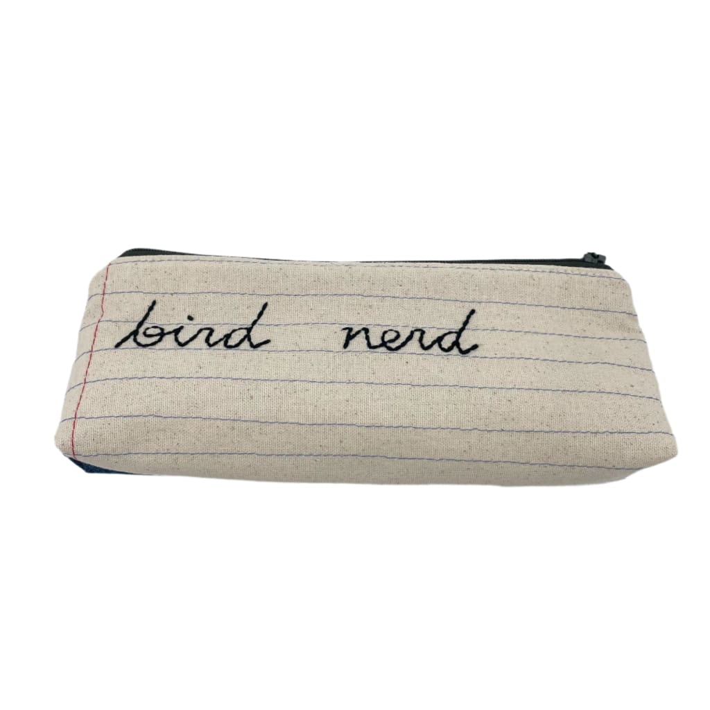 Zippered Pencil Case - Bird Nerd - Jewelry &amp; Accessories