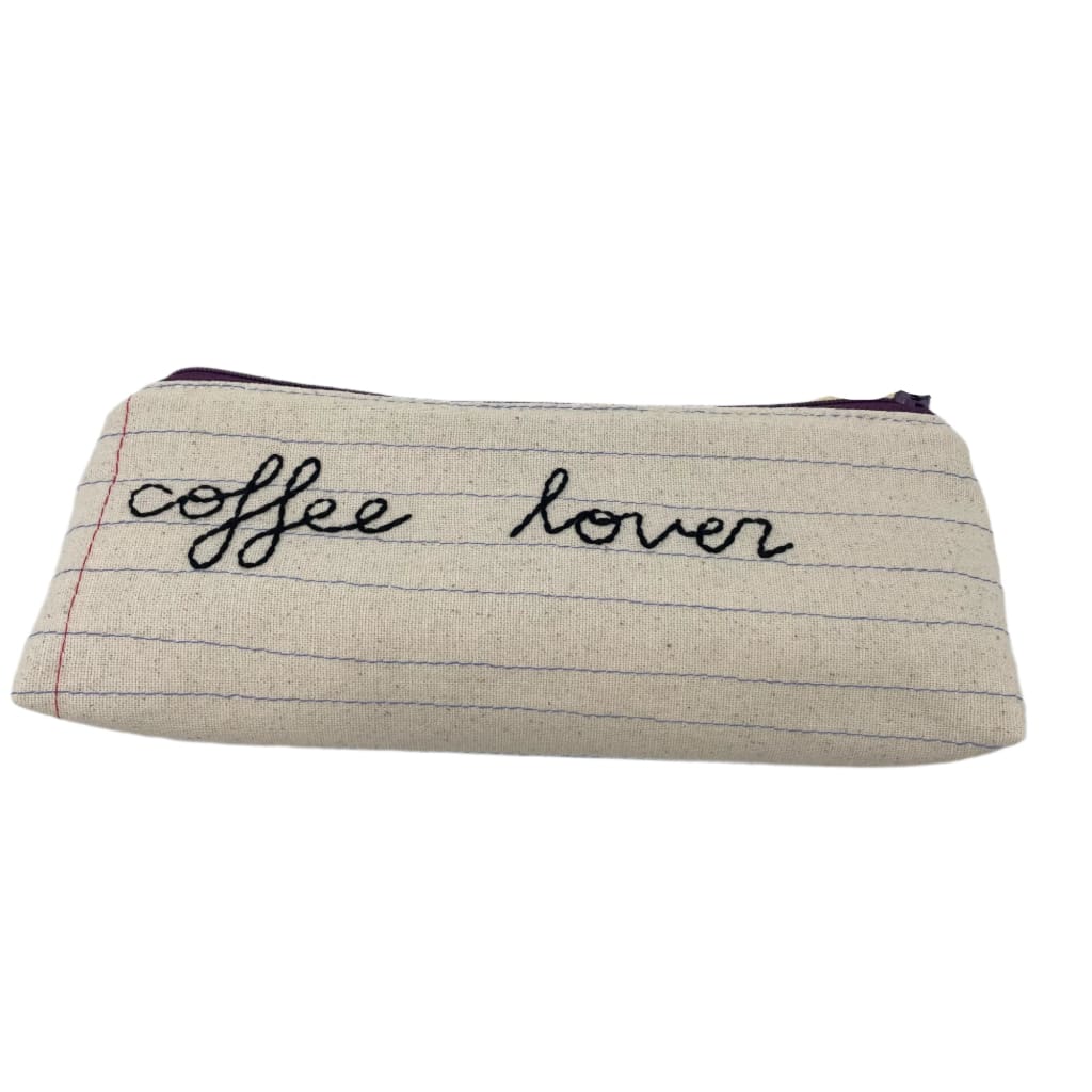 Zippered Pencil Case - Coffee Lover - Jewelry & Accessories
