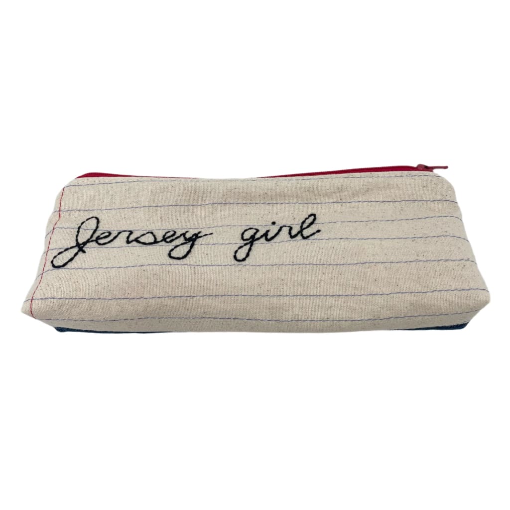 Zippered Pencil Case - Jersey Girl - Jewelry &amp; Accessories