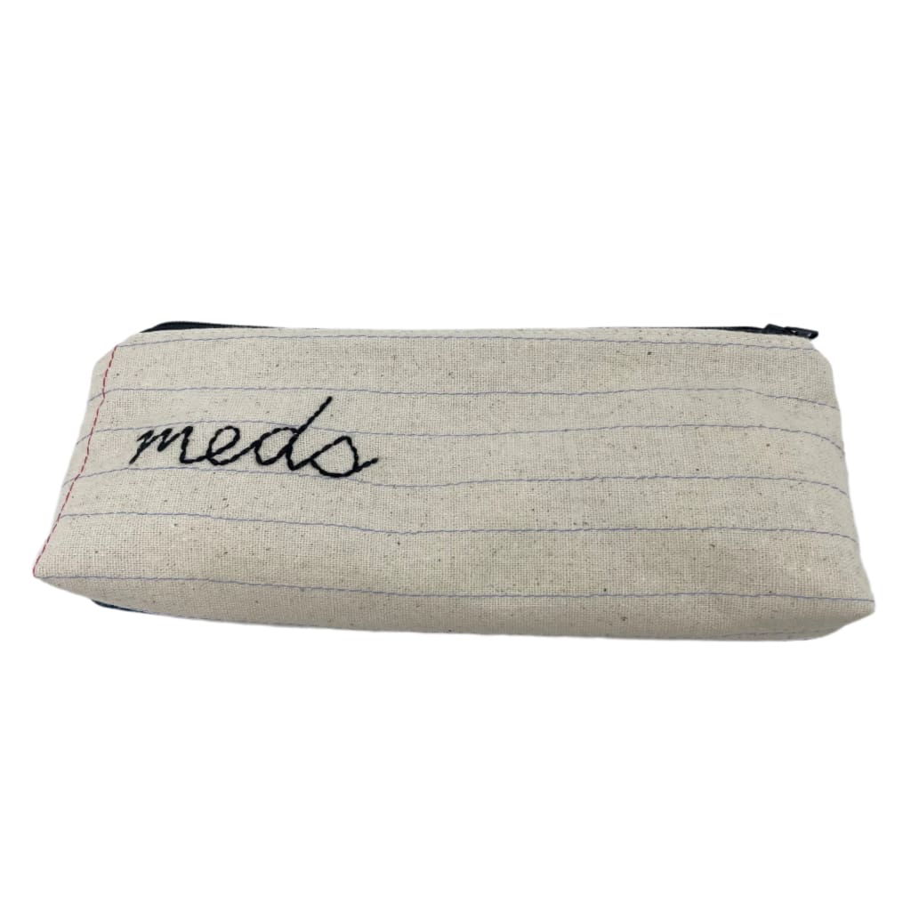 Zippered Pencil Case - Meds - Jewelry & Accessories