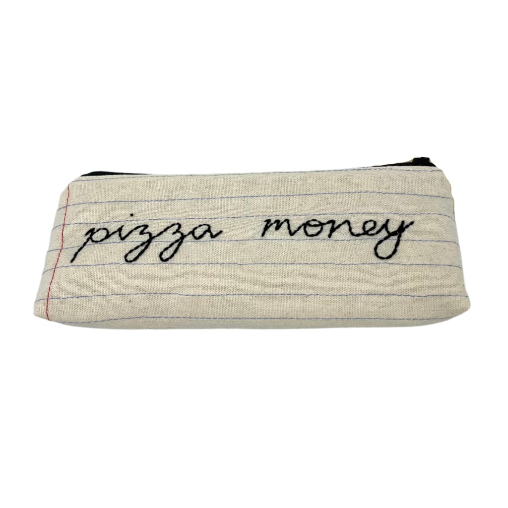 Zippered Pencil Case - Pizza Money - Jewelry &amp; Accessories