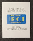 Jersey Greeting Card