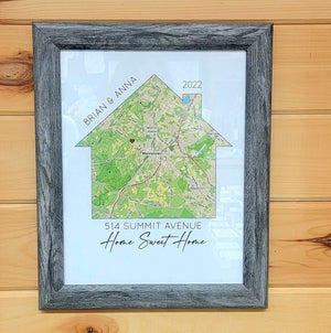 Custom New Home Framed Print