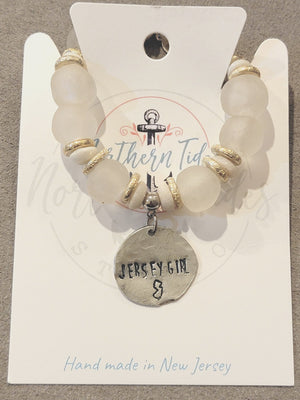 African Recycled Glass Coastal Bracelet