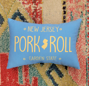 Mini-License Plate Taylor Ham/Pork Roll Pillow