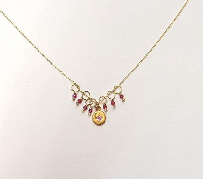 Little Lights Gold Charm Necklace