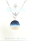 "Solace of the Sea" Sterling Silver & Resin Necklace