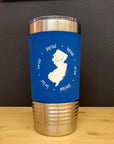 20 oz New Jersey insulated coffee mug stainless steel with grip