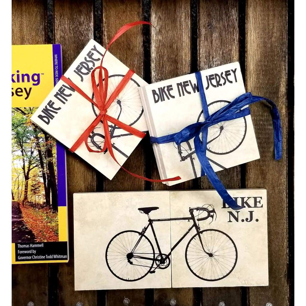 Bike NJ Bicycle Coaster Set of 2 - Home &amp; Lifestyle