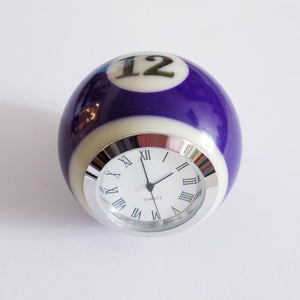 Billiard Ball Clock - 12 - Home & Lifestyle