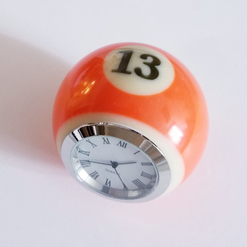 Billiard Ball Clock - 13 - Home &amp; Lifestyle