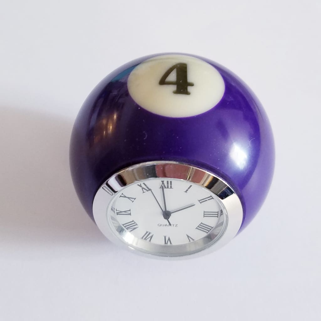 Billiard Ball Clock - 4 - Home & Lifestyle