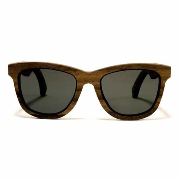 Bombay Sunglasses Handcrafted Wood - Walnut / Grey - Jewelry &amp; Accessories