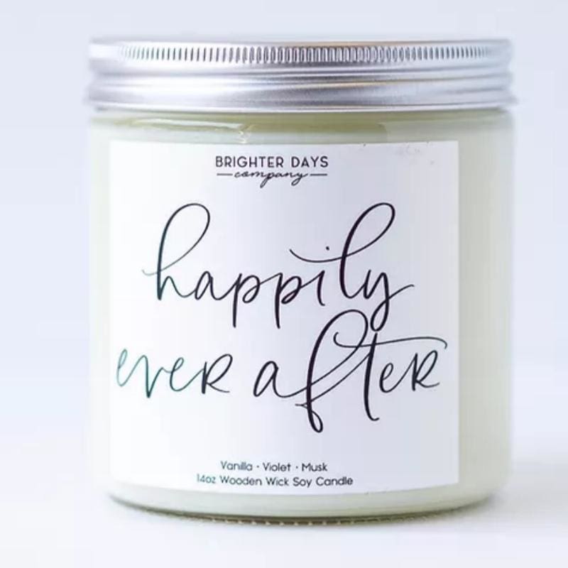 Brighter Days Candle Co. Phrases Collection - Happily ever after - Home &amp; Lifestyle