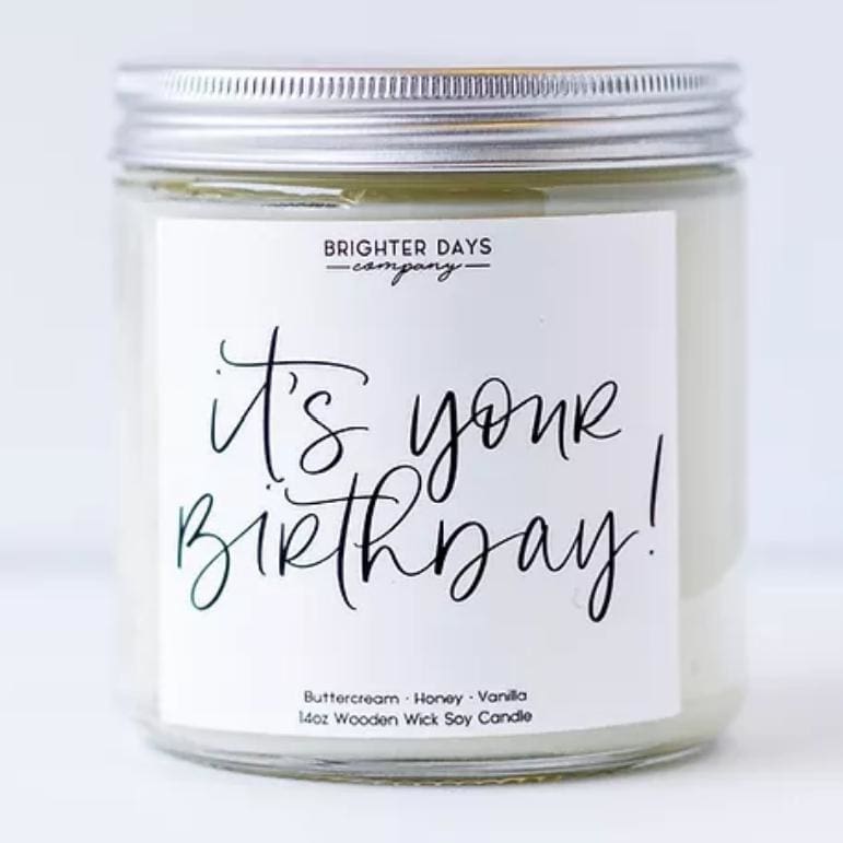 Brighter Days Candle Co. Phrases Collection - It’s your birthday! - Home &amp; Lifestyle