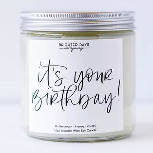 Brighter Days Candle Co. Phrases Collection - It’s your birthday! - Home & Lifestyle
