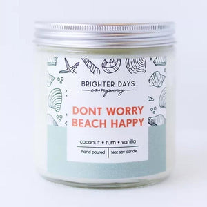 Brighter Days Signature Scent Candles - Don’t worry beach happy - Home & Lifestyle