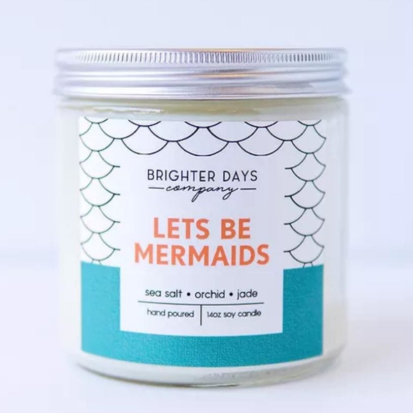 Brighter Days Signature Scent Candles - Let’s be mermaids - Home &amp; Lifestyle