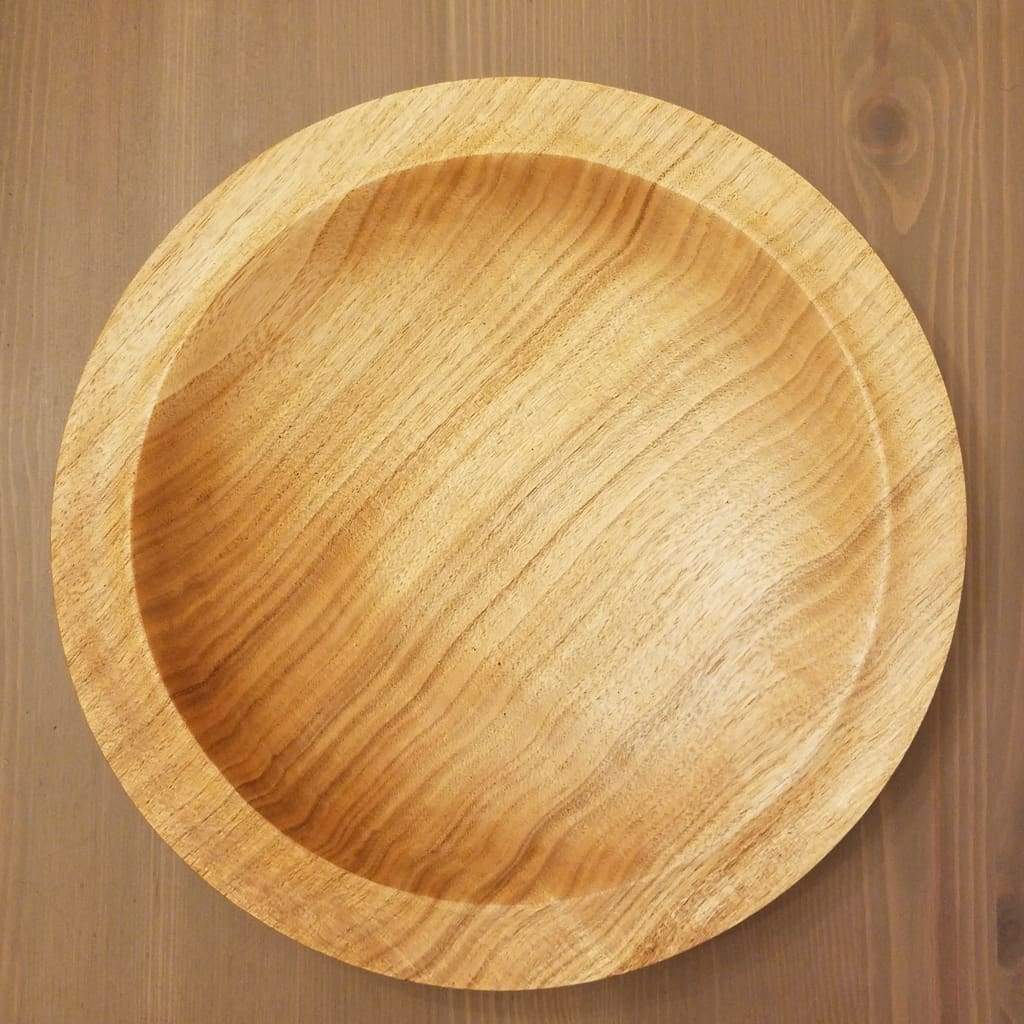 Butternut Wood Bowl 11 x 1.5 - Home &amp; Lifestyle