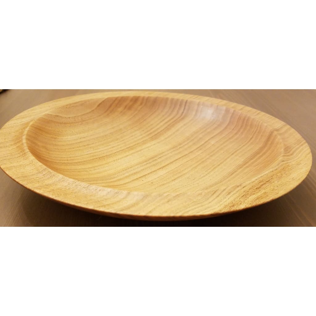 Butternut Wood Bowl 11 x 1.5 - Home &amp; Lifestyle