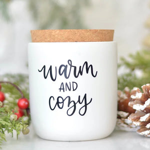Warm and Cozy Hand Poured Candle