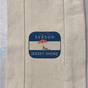 Canvas Wine Tote - Beach Pass Jersey Shore - Home & Lifestyle