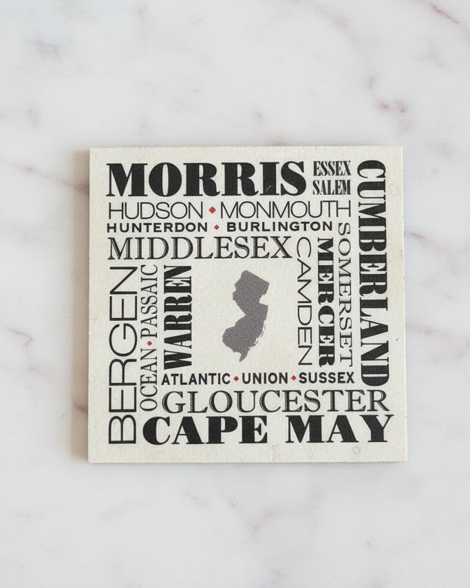 NJ Counties Coaster - Home & Lifestyle