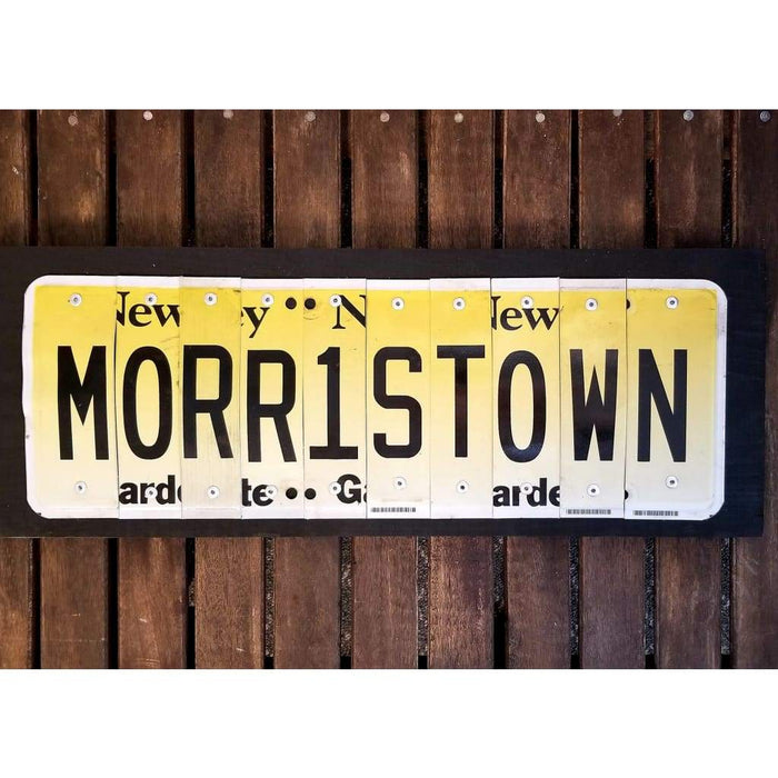 Custom License Plate Sign