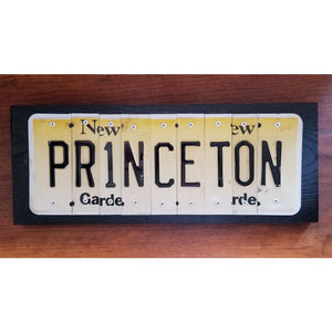 Custom License Plate Sign - Home & Lifestyle
