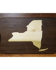 Custom State Inlay Serving Board - New York - Home & Lifestyle