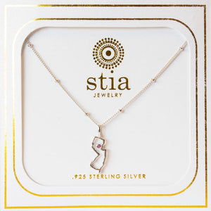 Cut it Out NJ Pendant Necklace with Gemstone - Jewelry & Accessories