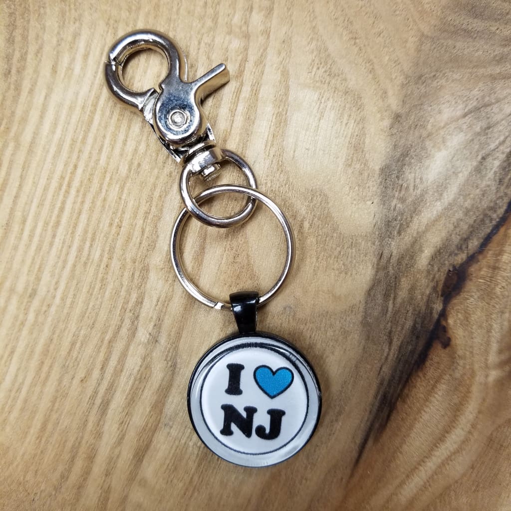 Double-sided Parkway Token/Exit Sign Keychain - I Heart NJ - Jewelry &amp; Accessories