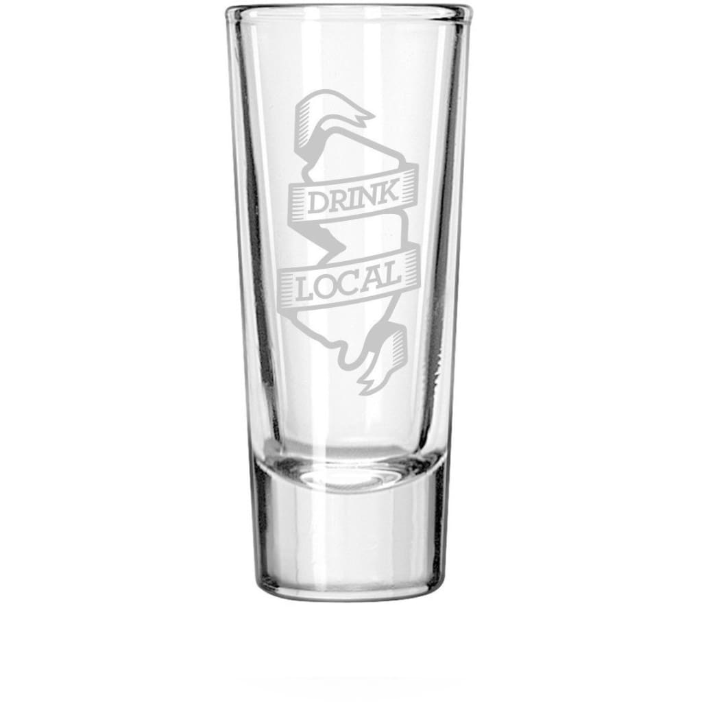 Drink local shot glass - Home &amp; Lifestyle