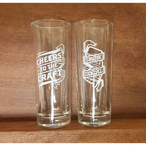 Drink local shot glass - White - Home & Lifestyle