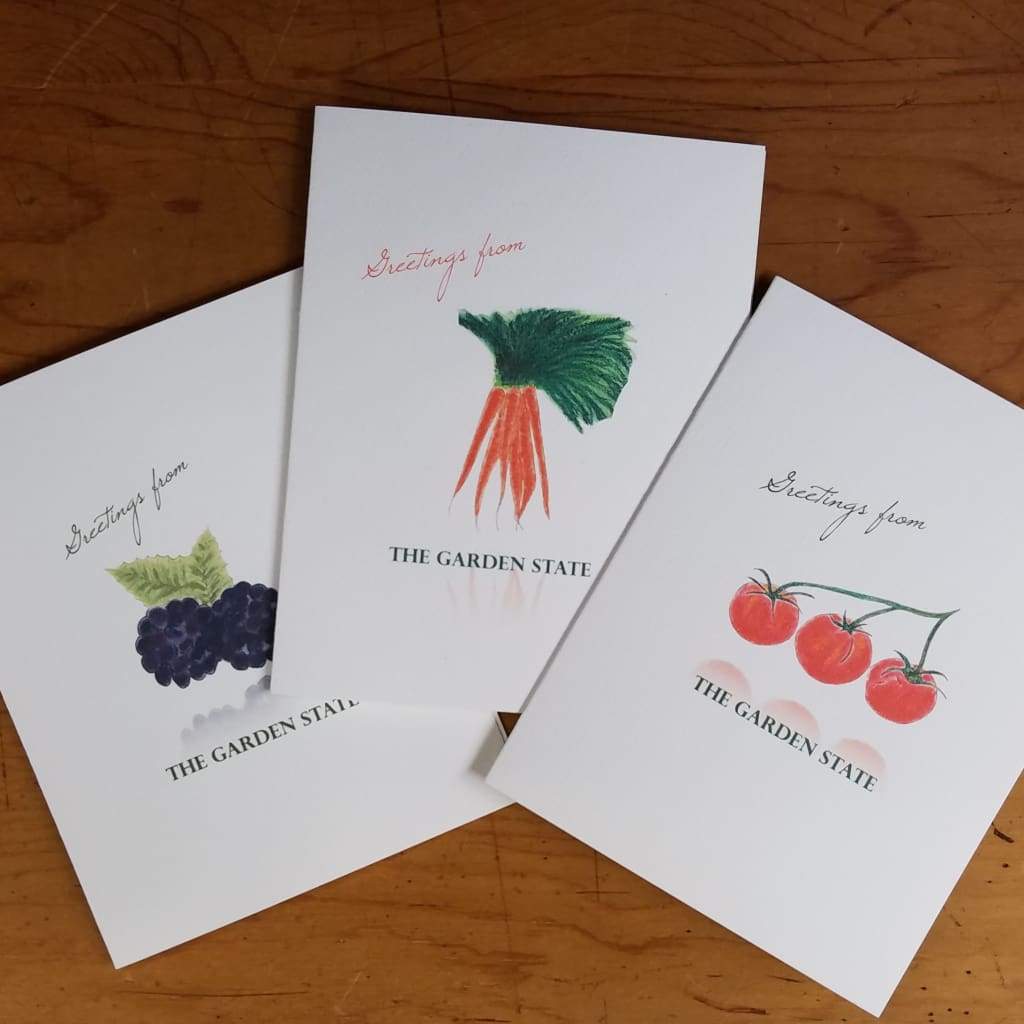Farmstand Note Cards - Tomato/Carrot/Blackberry - Books & Cards