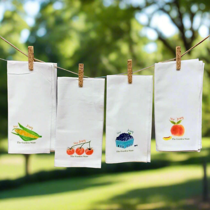 Flour Sack Napkins - Farm Stand Mixed Set of 4