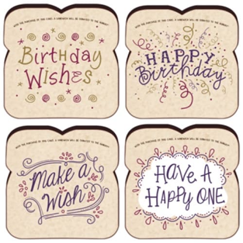 Food for Thoughts Cards - Boxed Set - Birthday BD4P-03 - Books &amp; Cards